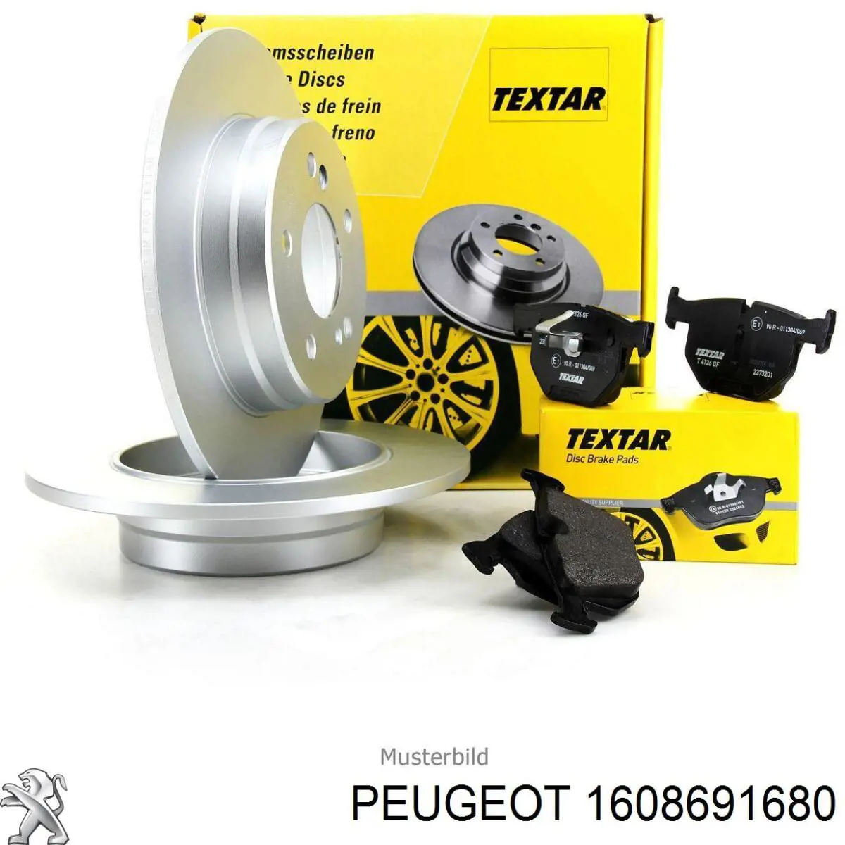 Тормоз дисковый передний Peugeot/Citroen 1608691680 цена, от 82.60 USD