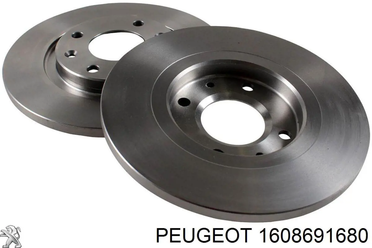Передние тормозные диски 1608691680 Peugeot/Citroen