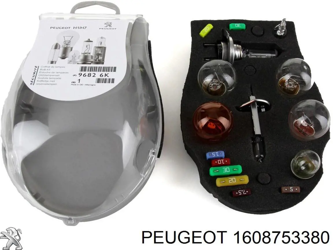 Купить 1608753380 Peugeot/Citroen Лампочка галогенная