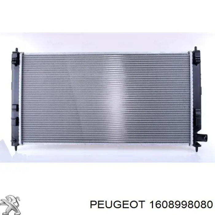 Radiador refrigeración del motor 1608998080 Peugeot/Citroen
