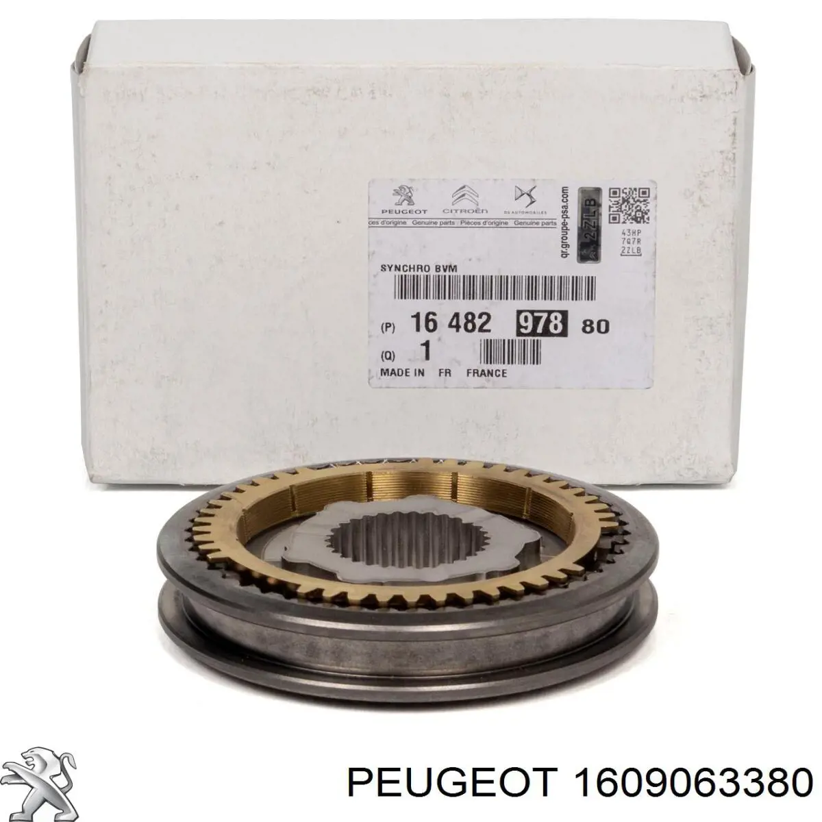 Kit de embraiagem (3 peças) Peugeot/Citroen 1609063380