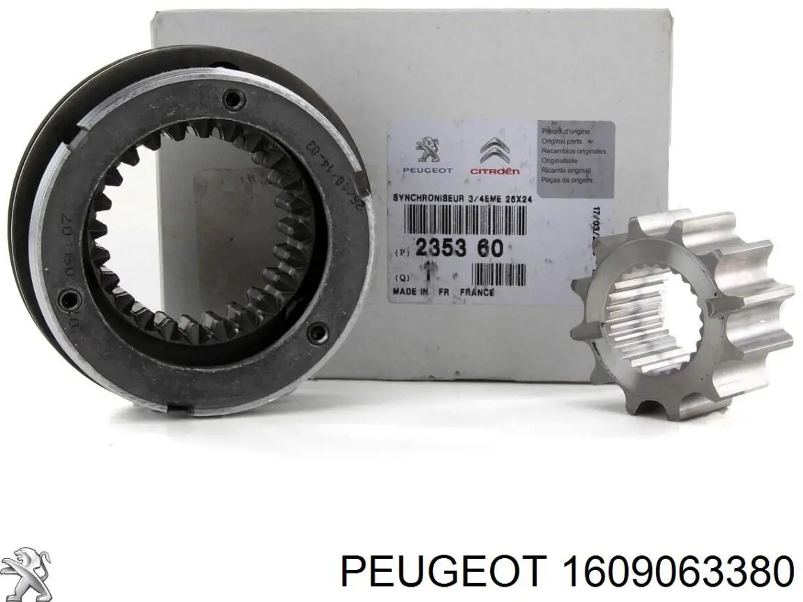 Compre 1609063380 Peugeot/Citroen Kit de embraiagem (3 peças)
