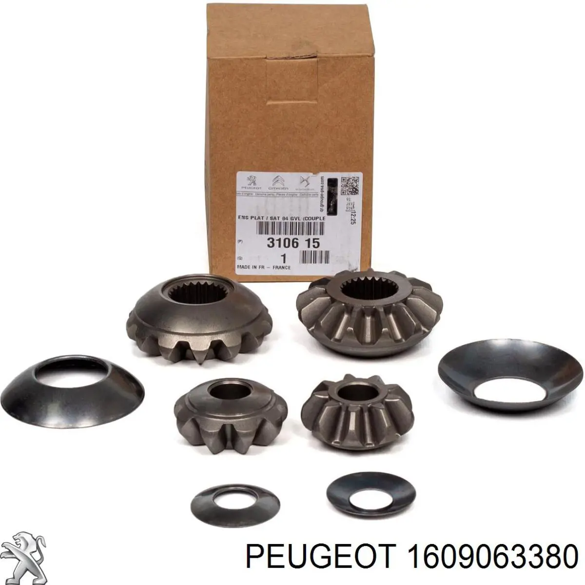 1609063380 Peugeot/Citroen Kit de embraiagem (3 peças)