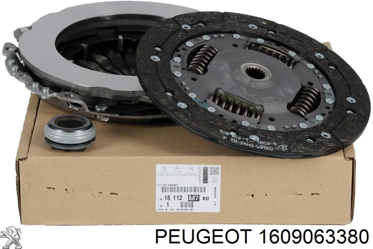 Kit de embraiagem (3 peças) Peugeot/Citroen 1609063380 preço, a partir de 300,67 USD