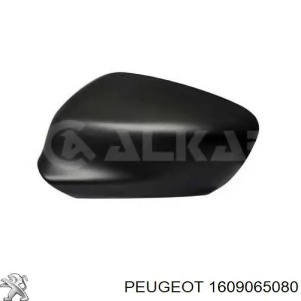 1609065080 Peugeot/Citroen placa sobreposta (tampa do espelho de retrovisão esquerdo)