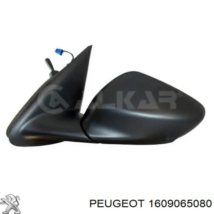 Superposicion(Cubierta) De Espejo Retrovisor Izquierdo 1609065080 Peugeot/Citroen