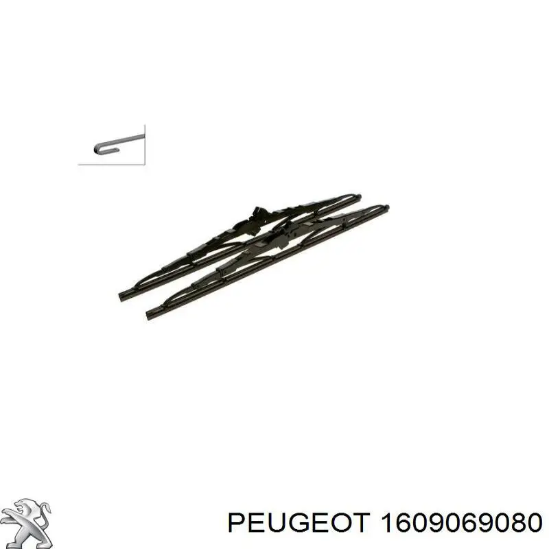 Щетка-дворник лобового стекла, пассажирская Peugeot/Citroen 1609069180 цена, от 9.81 USD