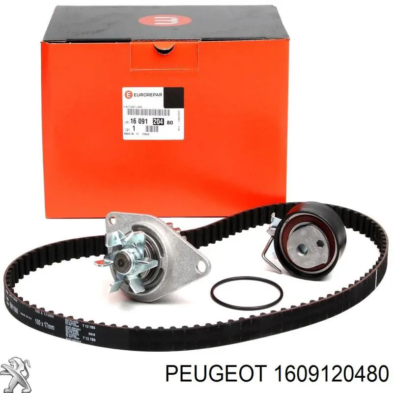 Kit correa de distribución 1609120480 Peugeot/Citroen