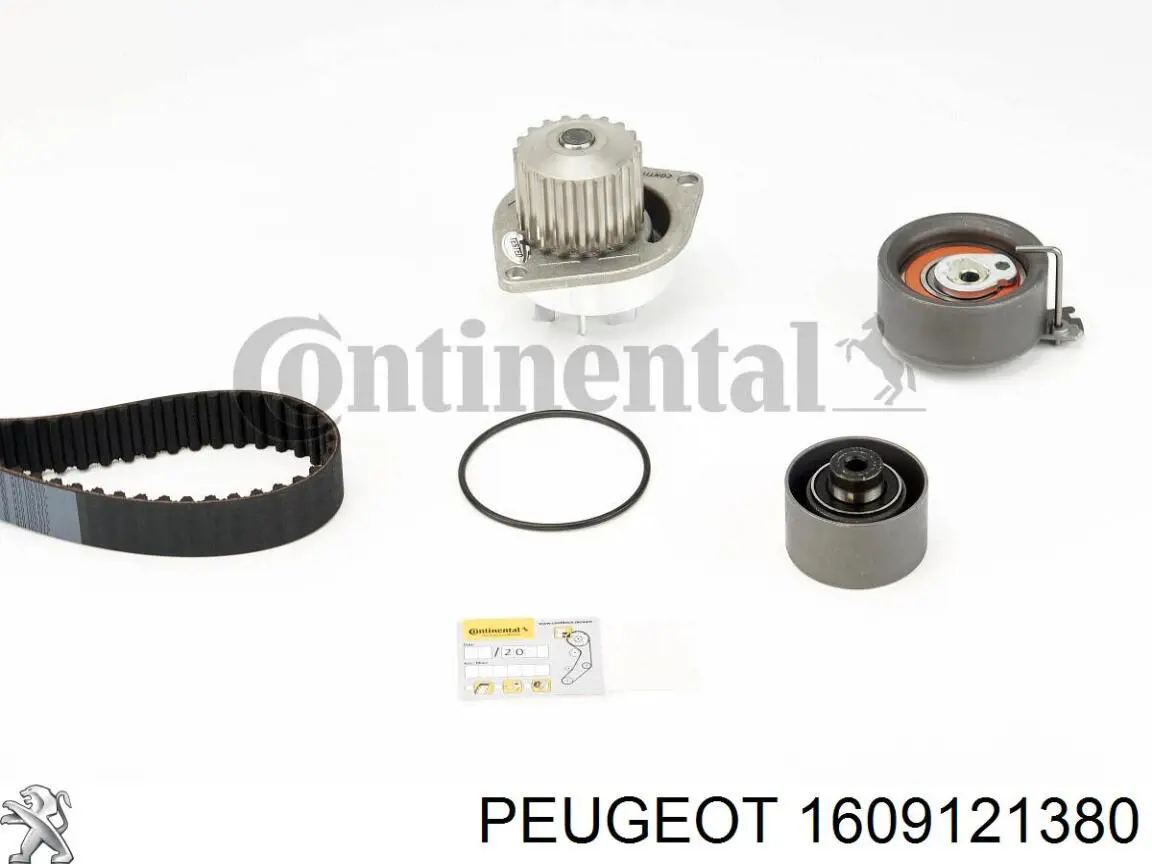 Kit correa de distribución 1609121380 Peugeot/Citroen