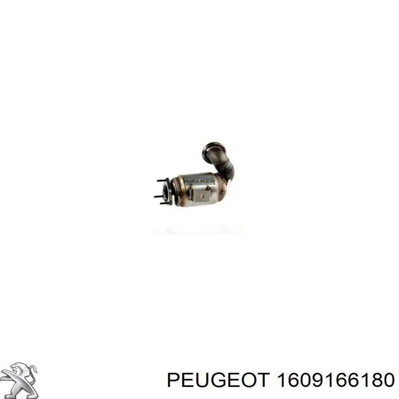 Купить 1609166180 Peugeot/Citroen Преобразователь отработавших газов