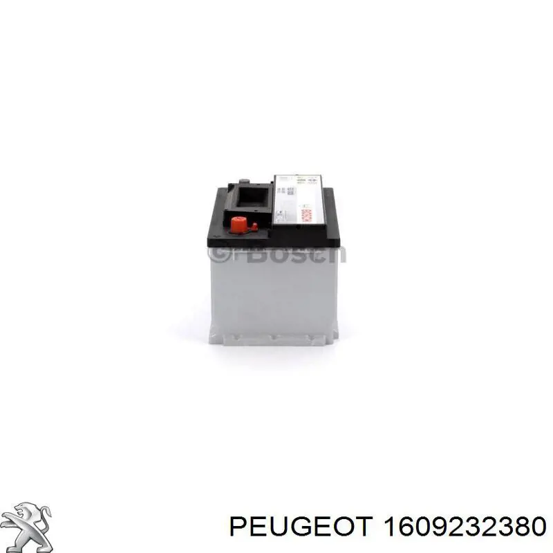 Batería de arranque 1609232380 Peugeot/Citroen