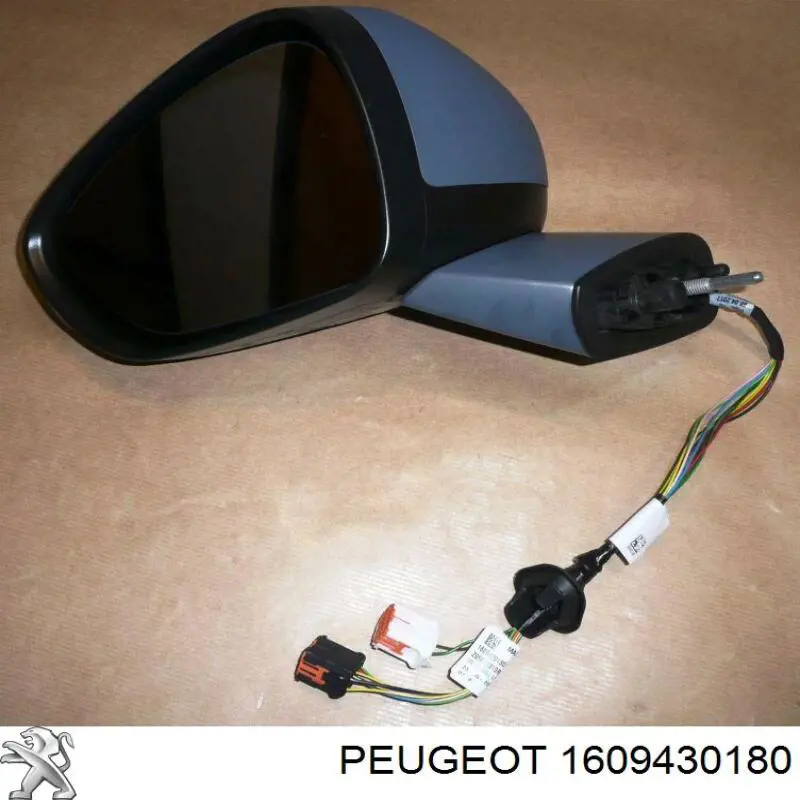 Левое боковое зеркало 1609430180 Peugeot/Citroen