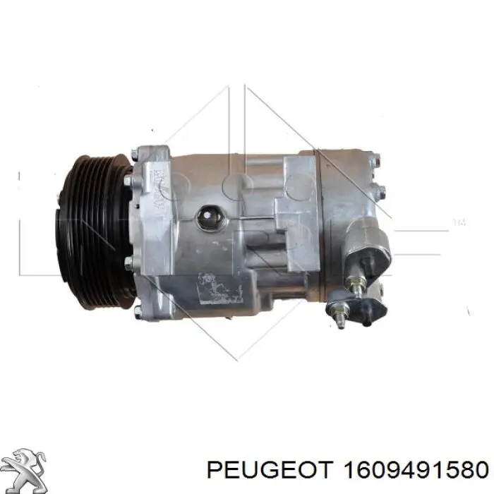 1609491580 Peugeot/Citroen компрессор кондиционера