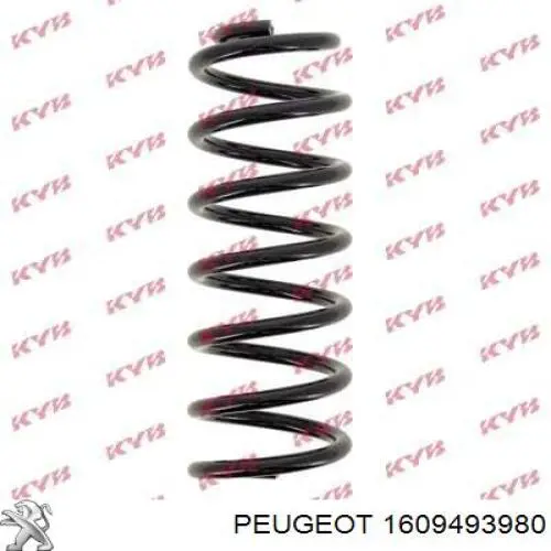 1609493980 Peugeot/Citroen пружина задняя