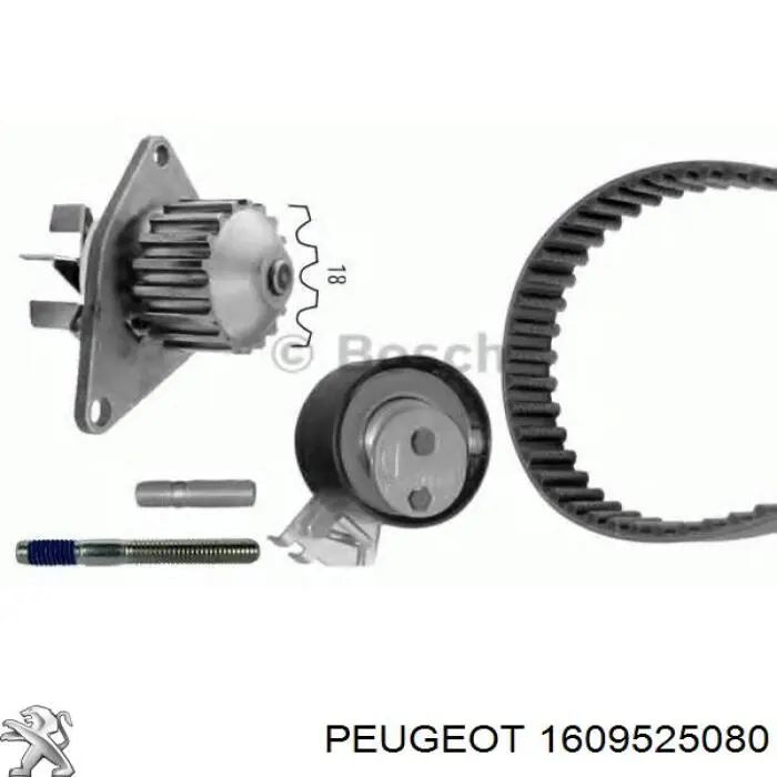 1609525080 Peugeot/Citroen комплект грм