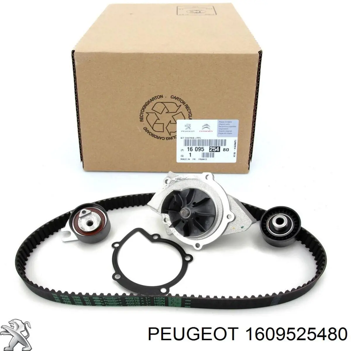Kit correa de distribución 1609525480 Peugeot/Citroen