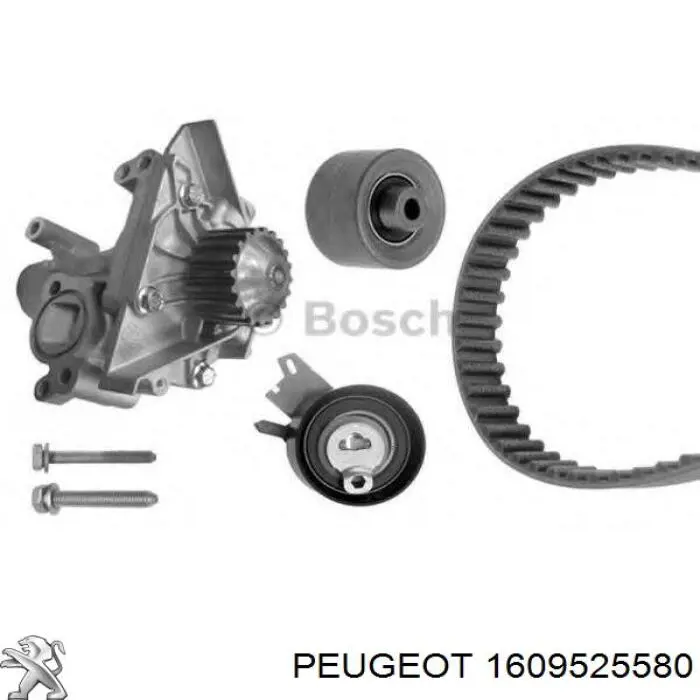 Kit correa de distribución 1609525580 Peugeot/Citroen