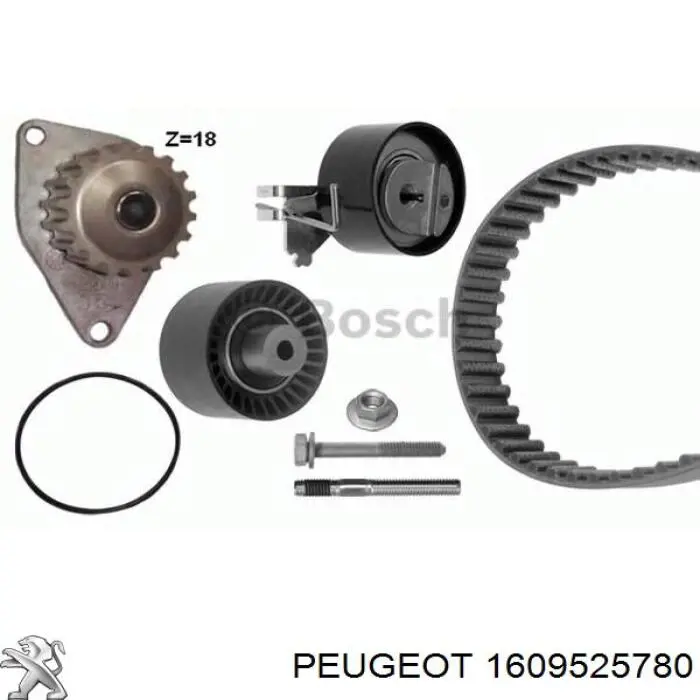 1609525780 Peugeot/Citroen комплект грм
