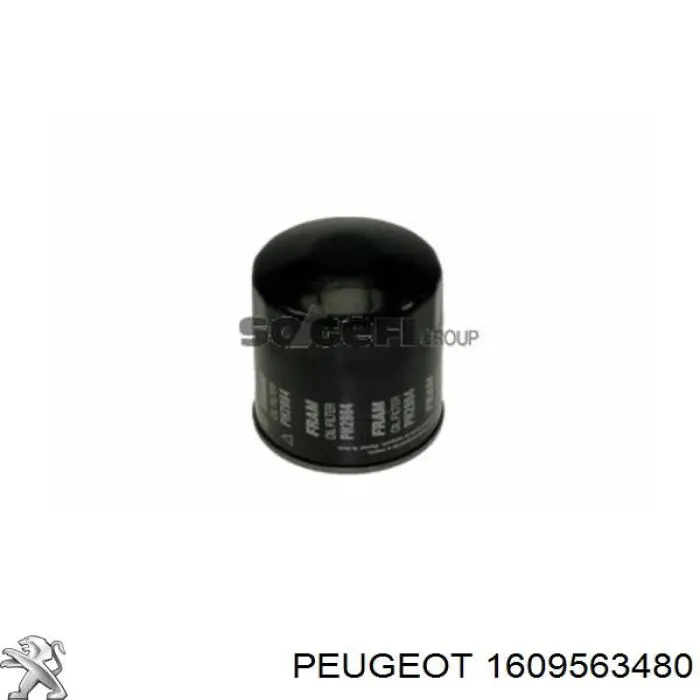 1609563480 Peugeot/Citroen Масляный фильтр двигателя
