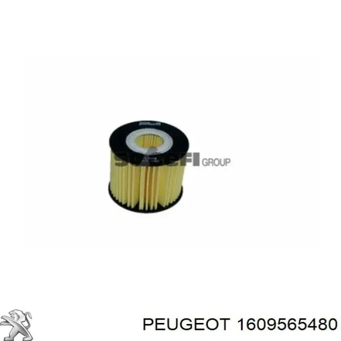 Filtro de aceite 1609565480 Peugeot/Citroen