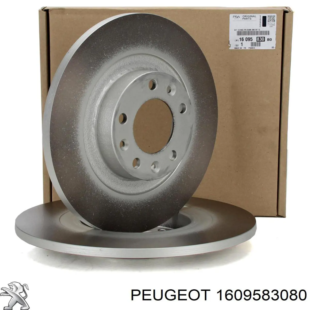 1609583080 Peugeot/Citroen диск тормозной задний