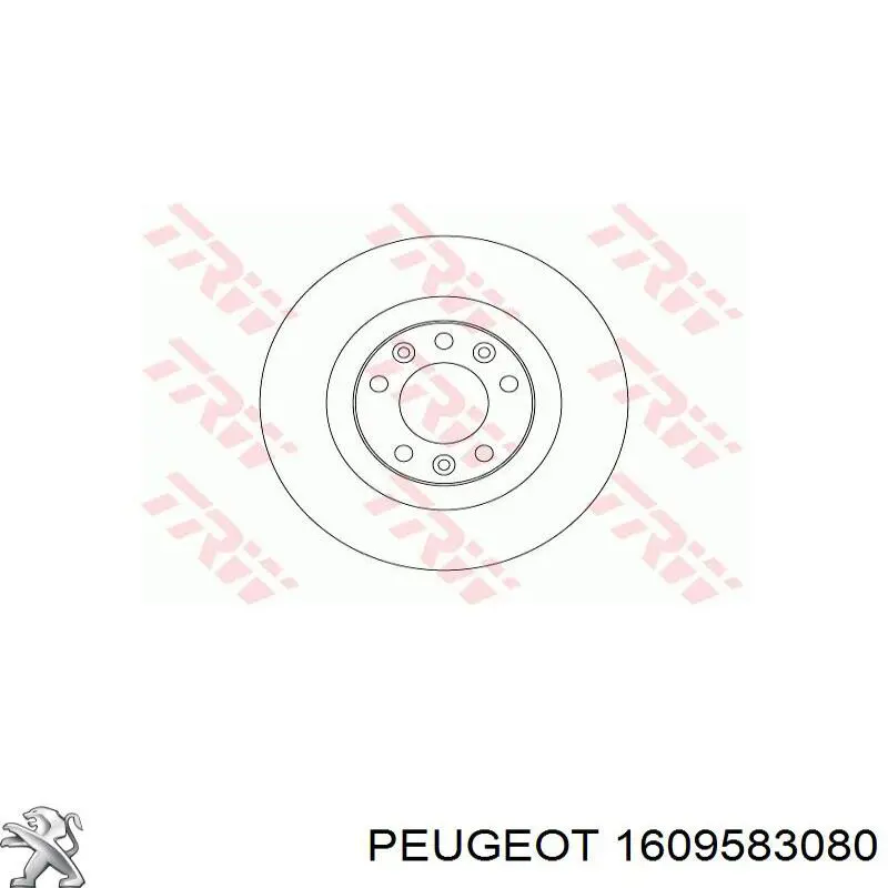 Disco de freno trasero 1609583080 Peugeot/Citroen