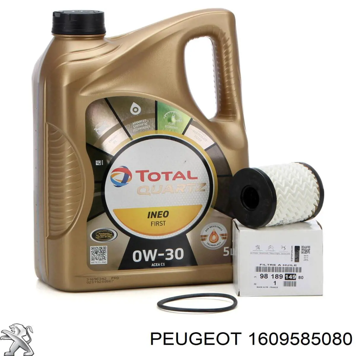 Купить 1609585080 Peugeot/Citroen Болт крепления подрамника