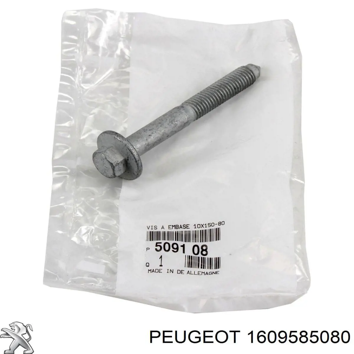 Болт крепления передней балки (подрамника) Peugeot/Citroen 1609585080 цена, от 3.58 USD