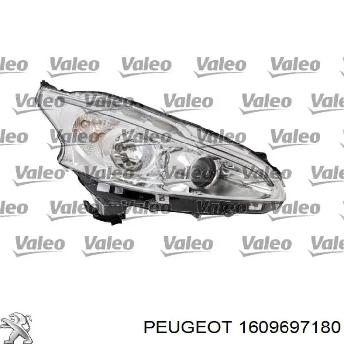 Купить 1609697180 Peugeot/Citroen Фара левая передняя