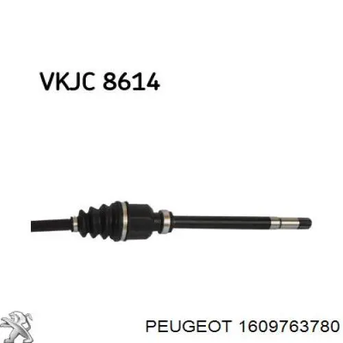 VKJC 8614 SKF semieixo (acionador dianteiro direito)