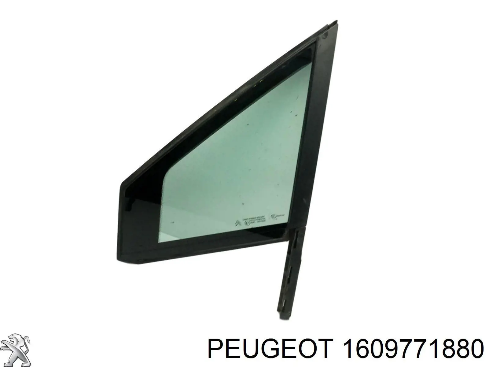 Стекло-форточка двери передней левой 1609771880 Peugeot/Citroen