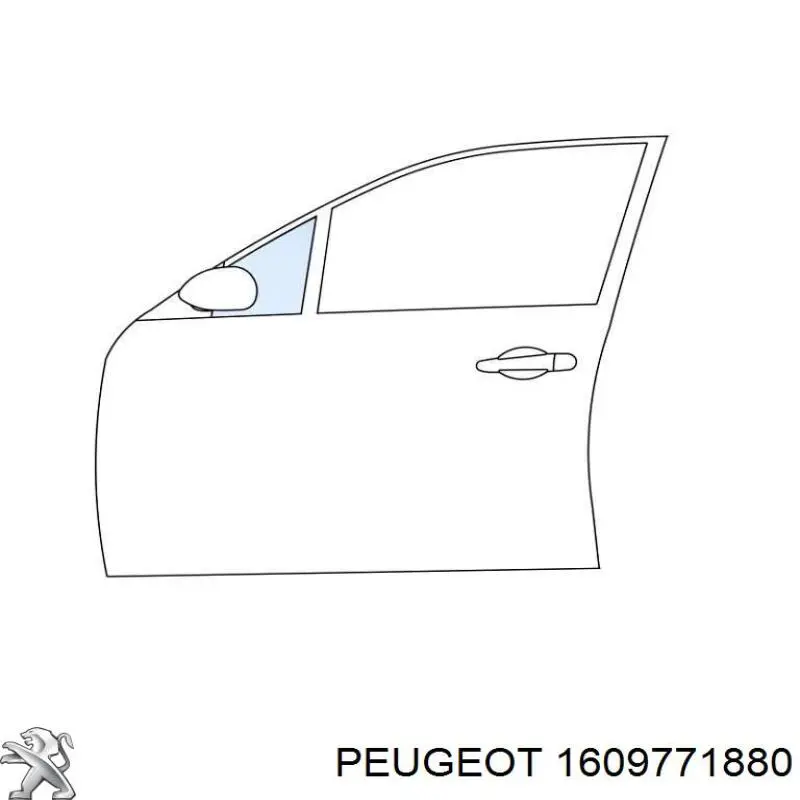 Стекло треугольное двери передней левой Peugeot/Citroen 1609771880 цена, от 12.37 USD