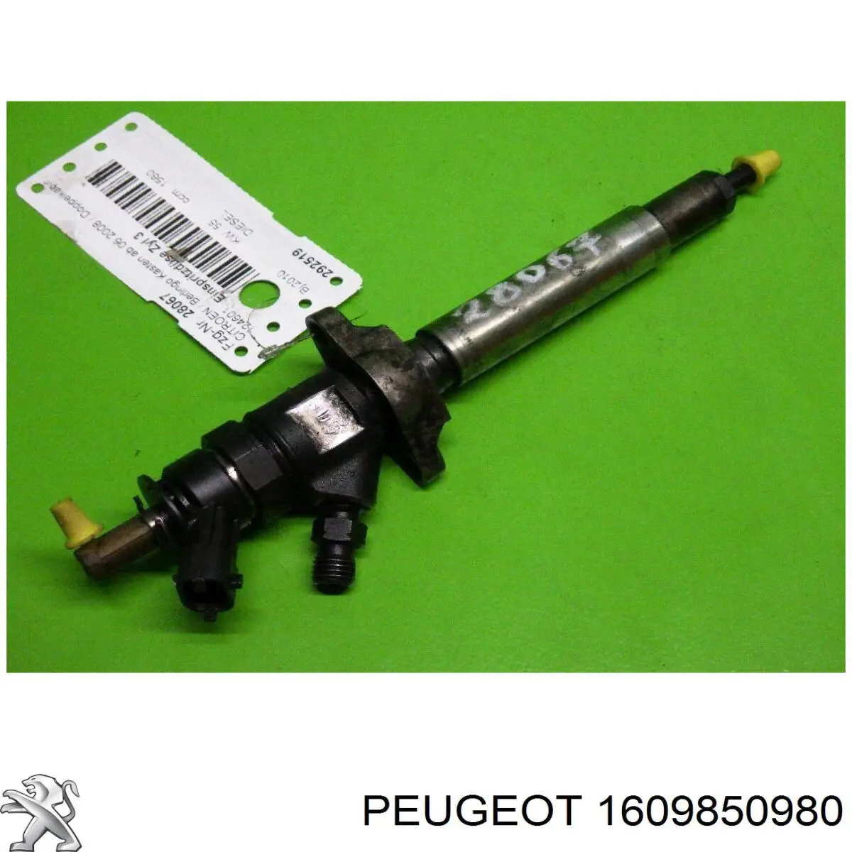 1609850980 Peugeot/Citroen injetor de injeção de combustível