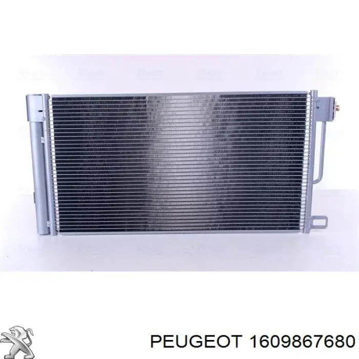 Condensador aire acondicionado 1609867680 Peugeot/Citroen