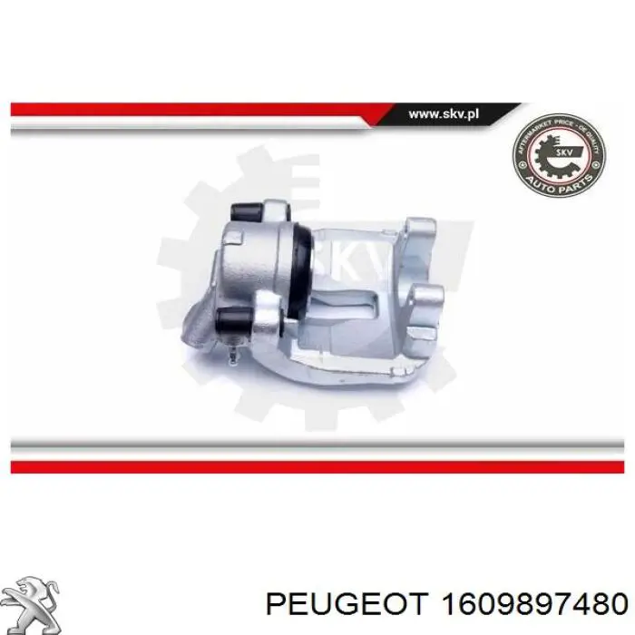 95526193 Peugeot/Citroen суппорт тормозной передний левый