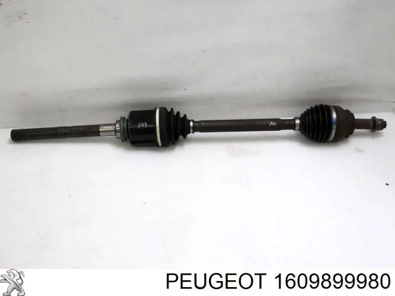 1609899980 Peugeot/Citroen полуось (привод передняя правая)