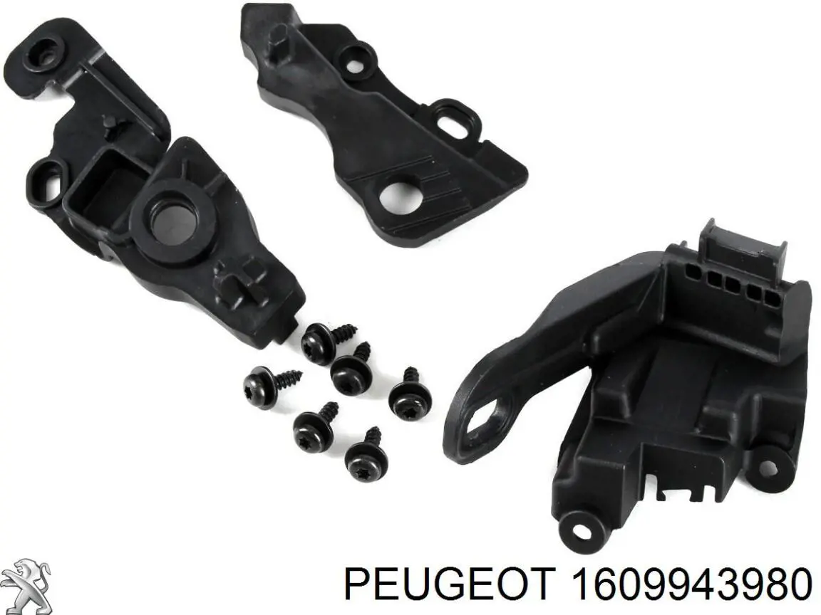 Кронштейн (адаптер) крепления фары передней левой Peugeot/Citroen 1609943980 цена, от 18.68 USD