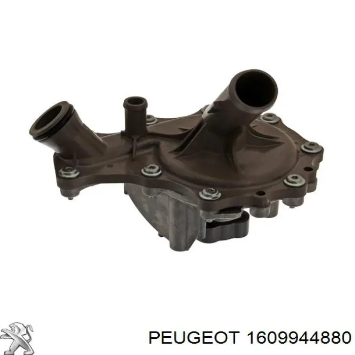 Купить 1609944880 Peugeot/Citroen Помпа водяная (насос) охлаждения, в сборе с корпусом