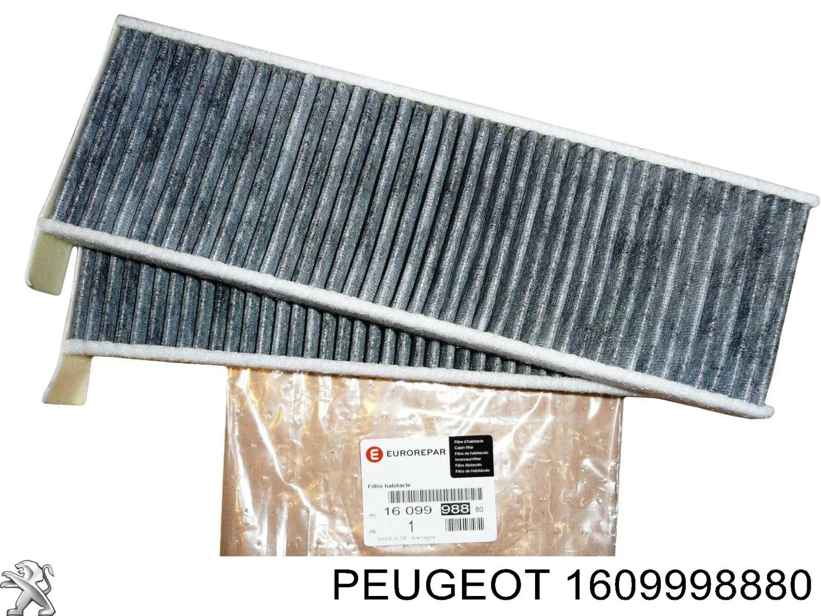 Фильтр салона 1609998880 Peugeot/Citroen