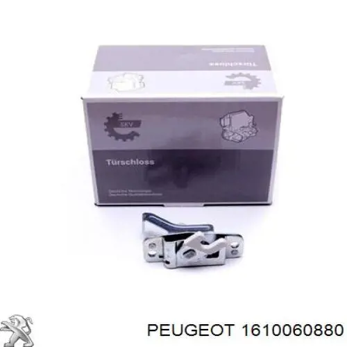 1610060880 Peugeot/Citroen замок двери боковой сдвижной правой
