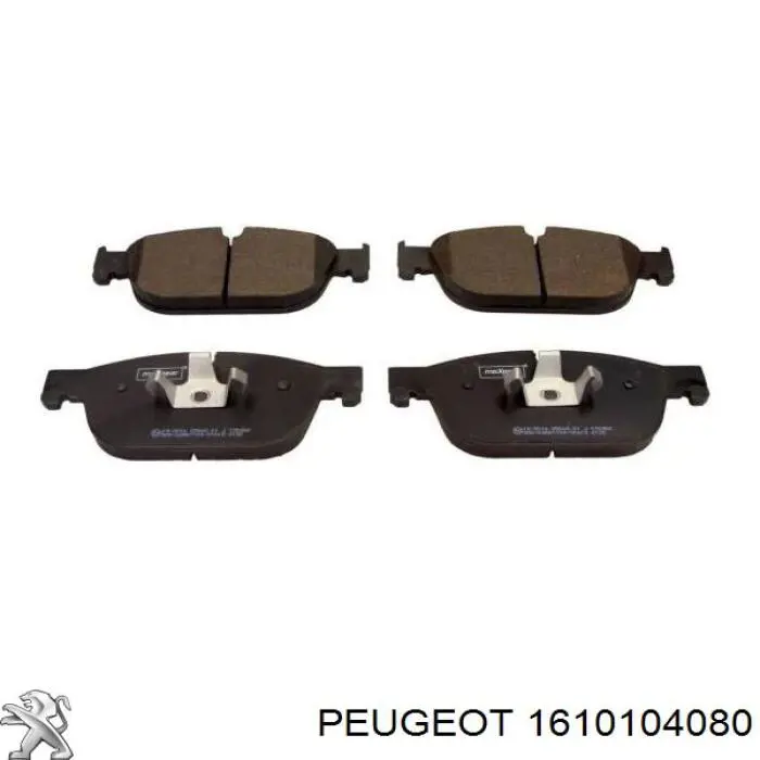 Колодки тормозные передние дисковые Peugeot/Citroen 1610104080
