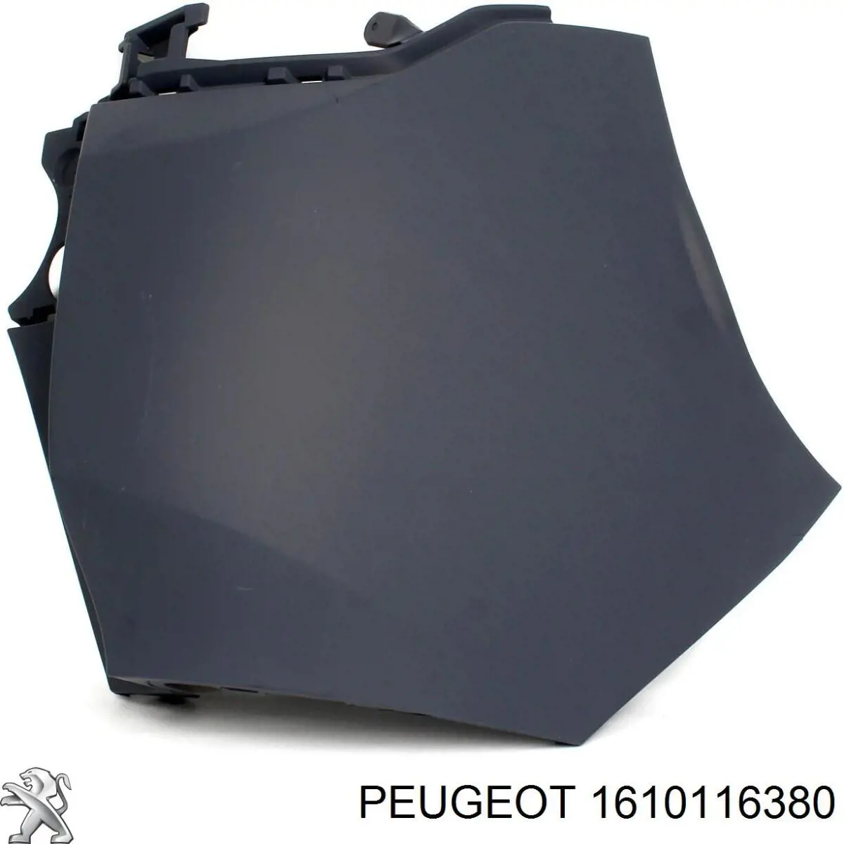 1610116380 Peugeot/Citroen Клык заднего бампера левый
