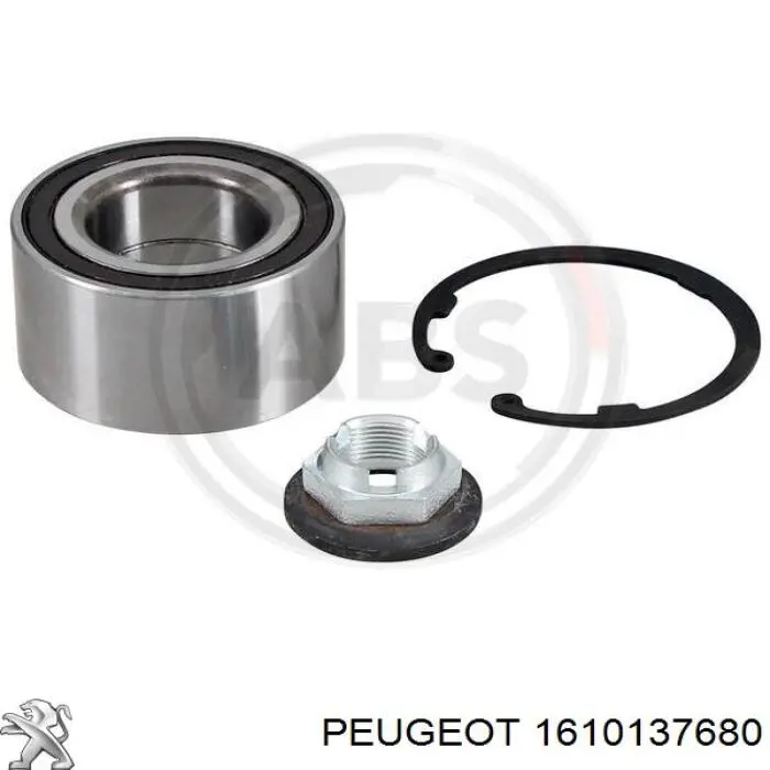 Cojinete de rueda delantero 1610137680 Peugeot/Citroen