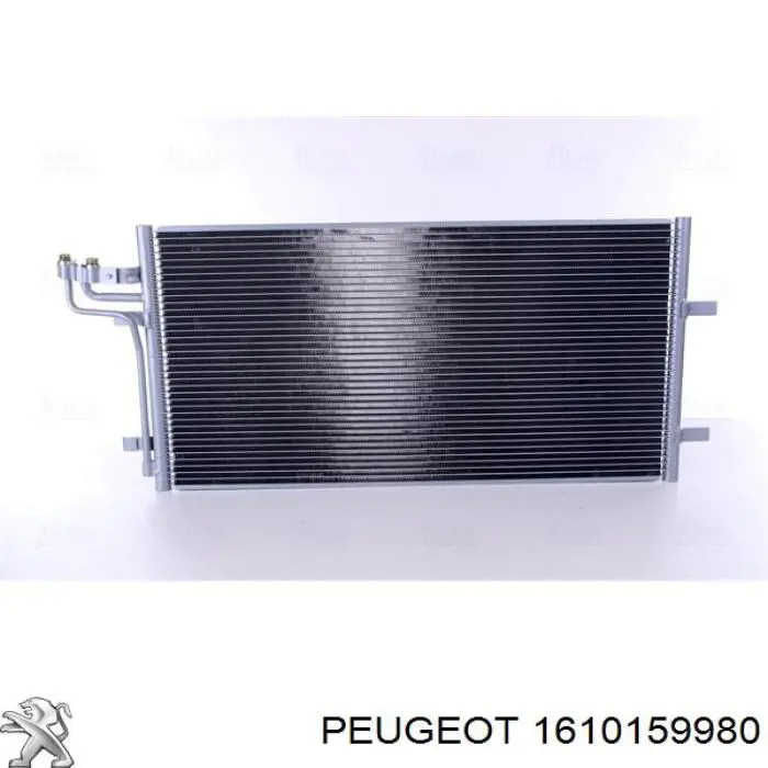 Condensador aire acondicionado 1610159980 Peugeot/Citroen