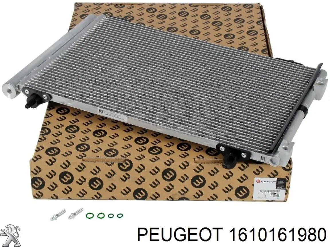 1610161980 Peugeot/Citroen радиатор кондиционера