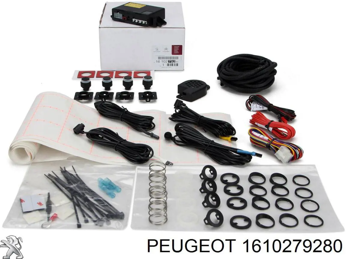 1610279280 Peugeot/Citroen парктроник, комплект установочный