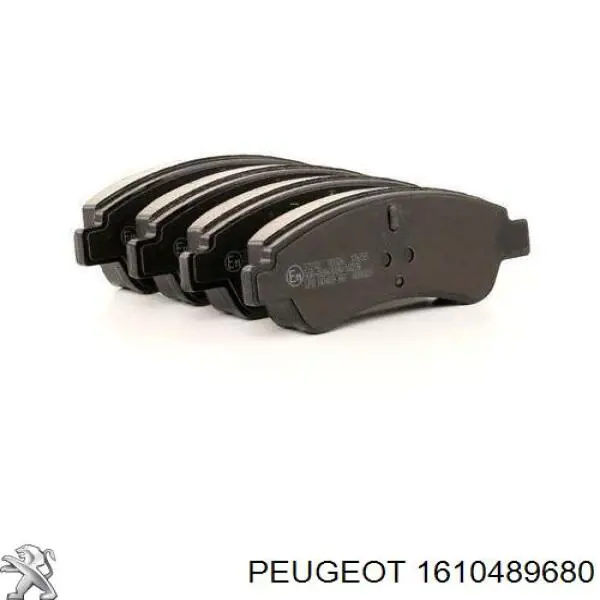 1610489680 Peugeot/Citroen колодки тормозные передние дисковые