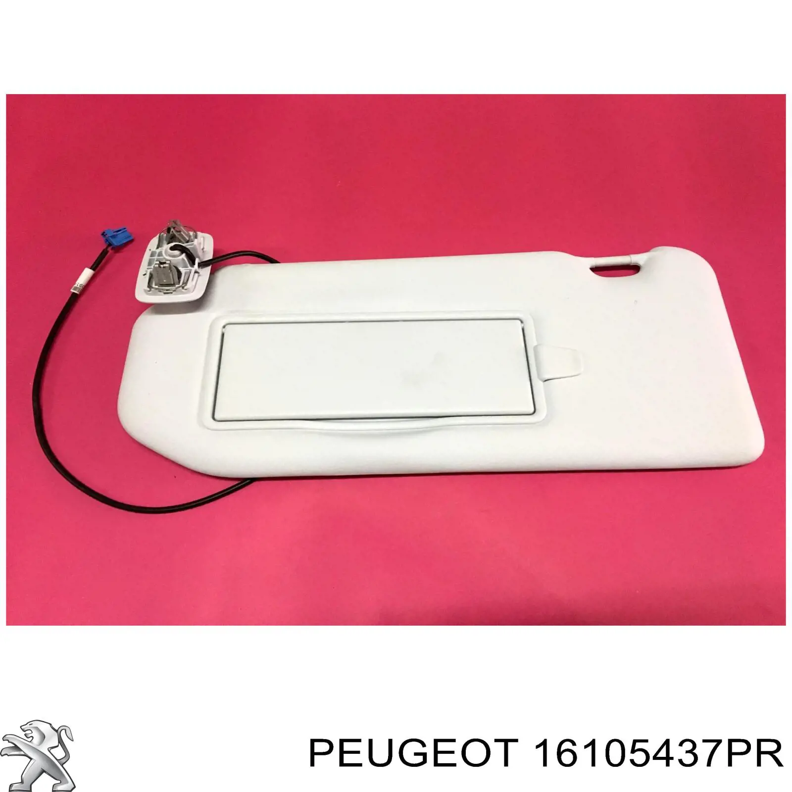 Козырек солнцезащитный автомобиля Peugeot/Citroen 16105437PR цена, от 25.28 USD