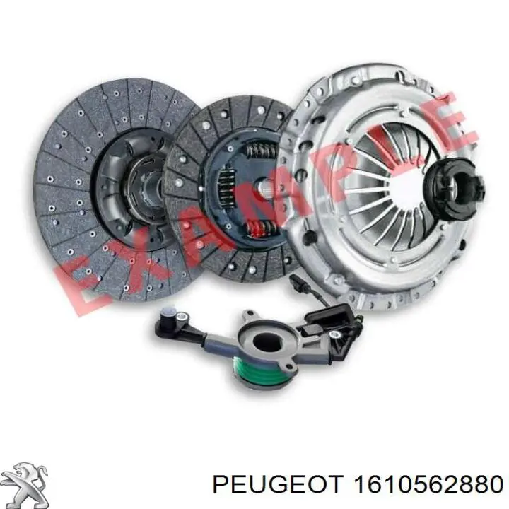 Kit de embrague (3 partes) 1610562880 Peugeot/Citroen