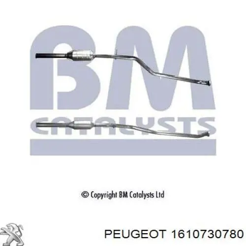 Труба приемная глушителя Peugeot/Citroen 1607337380